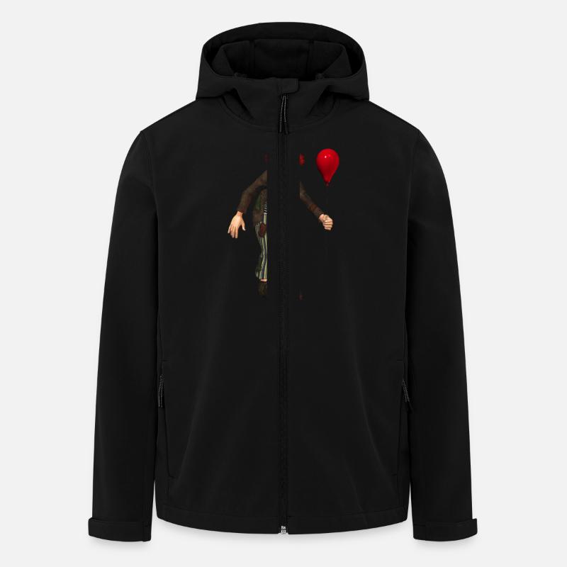 Clown - Veste softshell homme en polyester recyclé Stanley/Stella - noir