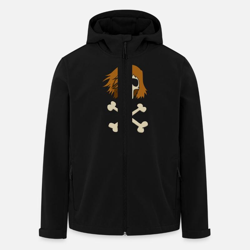 Pirate - Veste softshell homme en polyester recyclé Discoverer Stanley/Stella - noir