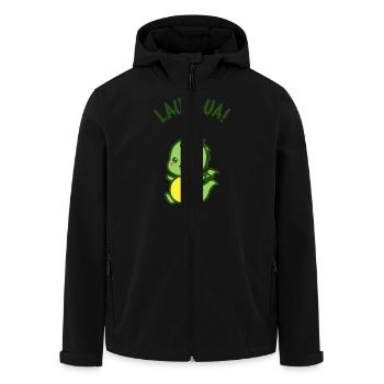 Lausbua - Recycelte Männer Softshell-Jacke von Stanley/Stella - Schwarz - Vorne - AI Model Male 185 light (185cm)