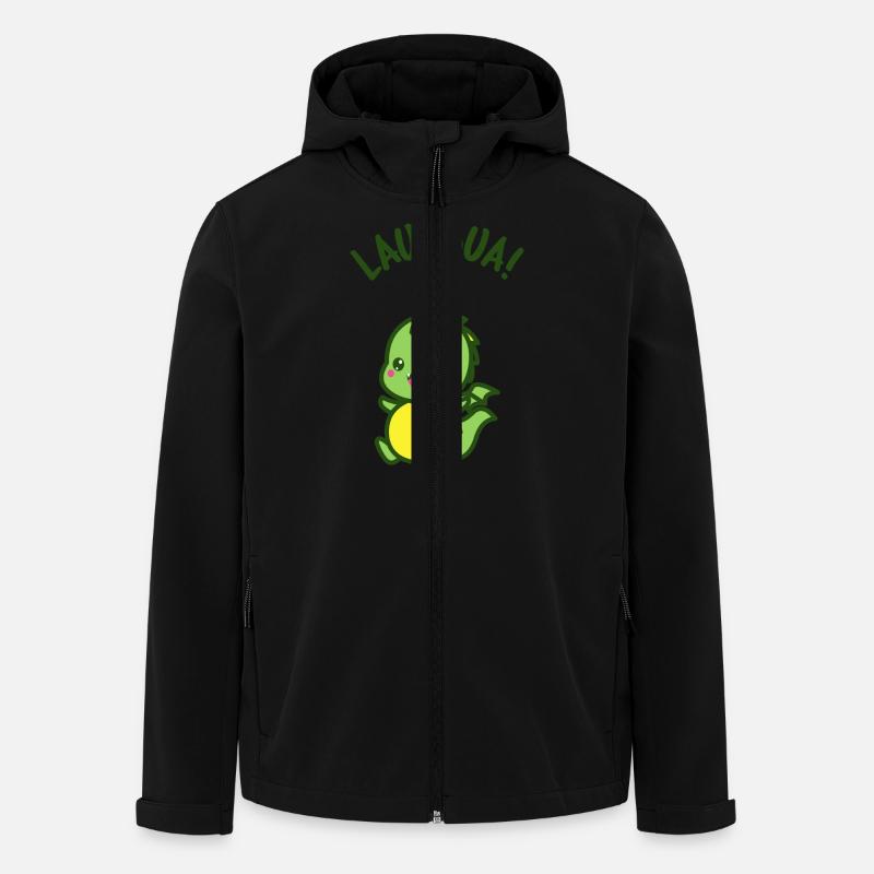 Lausbua - Recycelte Männer Softshell-Jacke von Stanley/Stella - Schwarz