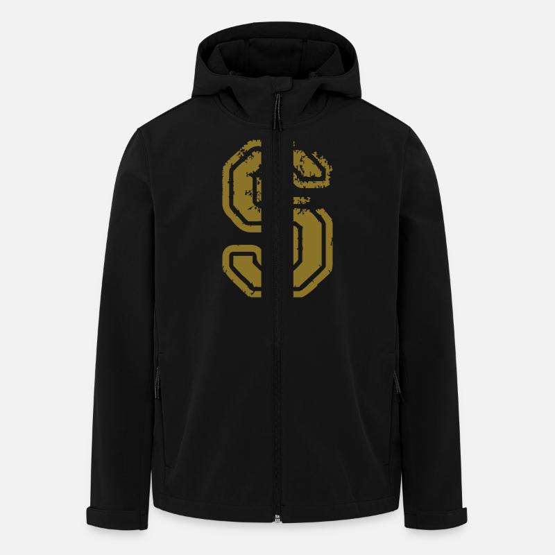 S - Recycelte Männer Softshell-Jacke von Stanley/Stella - Schwarz