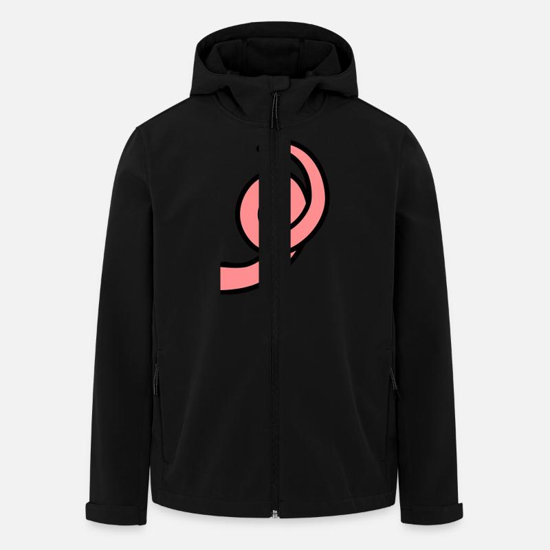 Schweinchen Ringelschwanz - Recycelte Männer Softshell-Jacke von Stanley/Stella - Schwarz