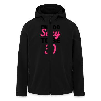 Sexy 30 Birthday - Men’s Recycled Softshell Jacket by Stanley/Stella - black - Front - AI Model Male 185 light (185cm)