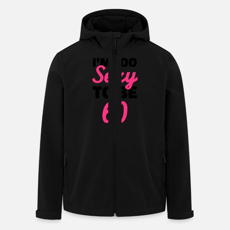 Sexy 60 Birthday - Men’s Recycled Softshell Jacket by Stanley/Stella - black