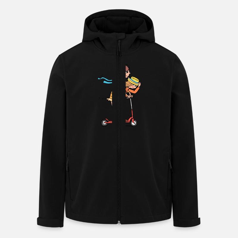 Kinder - Recycelte Männer Softshell-Jacke von Stanley/Stella - Schwarz