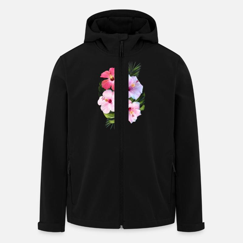 AD Hibiscus - Veste softshell homme en polyester recyclé Stanley/Stella - noir