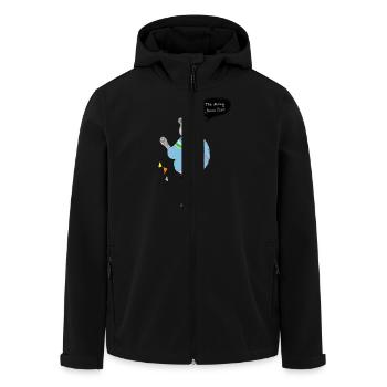 Der Skinny Jeans Bär - Recycelte Männer Softshell-Jacke von Stanley/Stella - Schwarz - Vorne - AI Model Male 185 light (185cm)