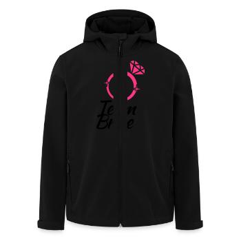 Fête des licenciés - Veste softshell homme en polyester recyclé Stanley/Stella - noir - Devant - AI Model Male 185 light (185cm)
