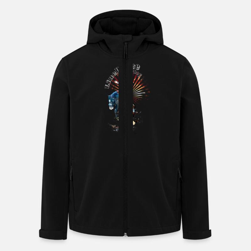 kl_linedance40 - Veste softshell homme en polyester recyclé Stanley/Stella - noir