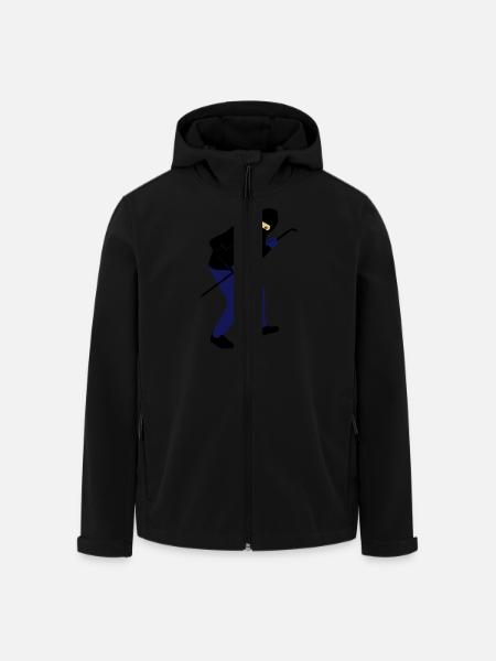 einbrecher - Recycelte Männer Softshell-Jacke von Stanley/Stella - Schwarz