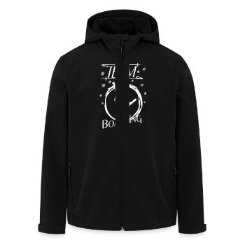 Snowboard Snowboarding - Recycelte Männer Softshell-Jacke von Stanley/Stella - Schwarz - Vorne - AI Model Male 185 light (185cm)