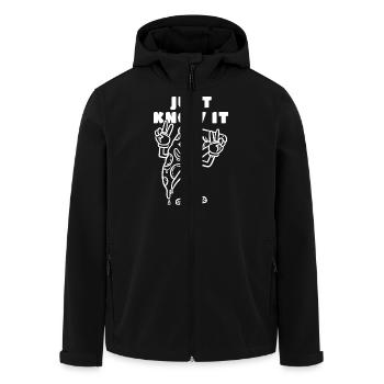 Pizza Fast-Food Idée cadeau - Veste softshell homme en polyester recyclé Stanley/Stella - noir - Devant - AI Model Male 185 light (185cm)