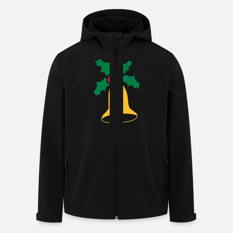 Weihnachtsglocken - Recycelte Männer Softshell-Jacke von Stanley/Stella - Schwarz