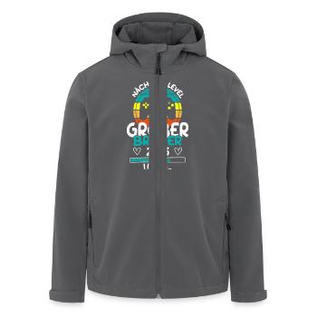 Nächstes Level Großer Bruder 2025 Loading - Recycelte Männer Softshell-Jacke von Stanley/Stella - Anthrazit - Vorne - AI Model Male 185 light (185cm)