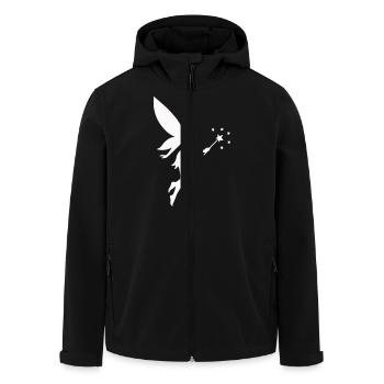 elfe fee - Recycelte Männer Softshell-Jacke von Stanley/Stella - Schwarz - Vorne - AI Model Male 185 light (185cm)