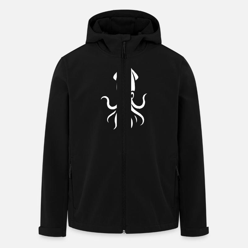 Squid - Men’s Recycled Softshell Jacket by Stanley/Stella - black