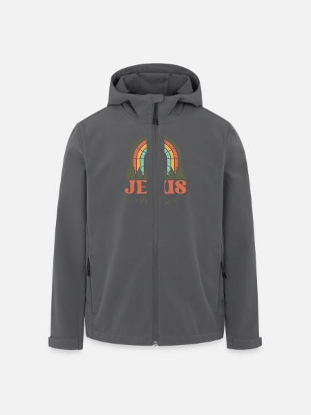 Jesus vibes - Men’s Recycled Softshell Jacket by Stanley/Stella - black