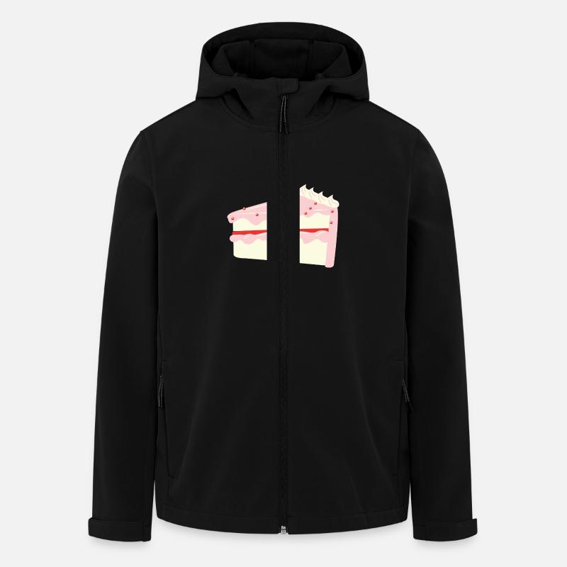 Birthday Cake - Men’s Recycled Softshell Jacket by Stanley/Stella - black