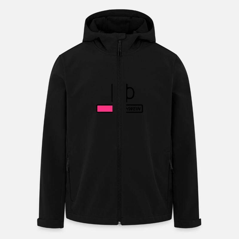 gluehwein - Men’s Recycled Softshell Jacket by Stanley/Stella - black