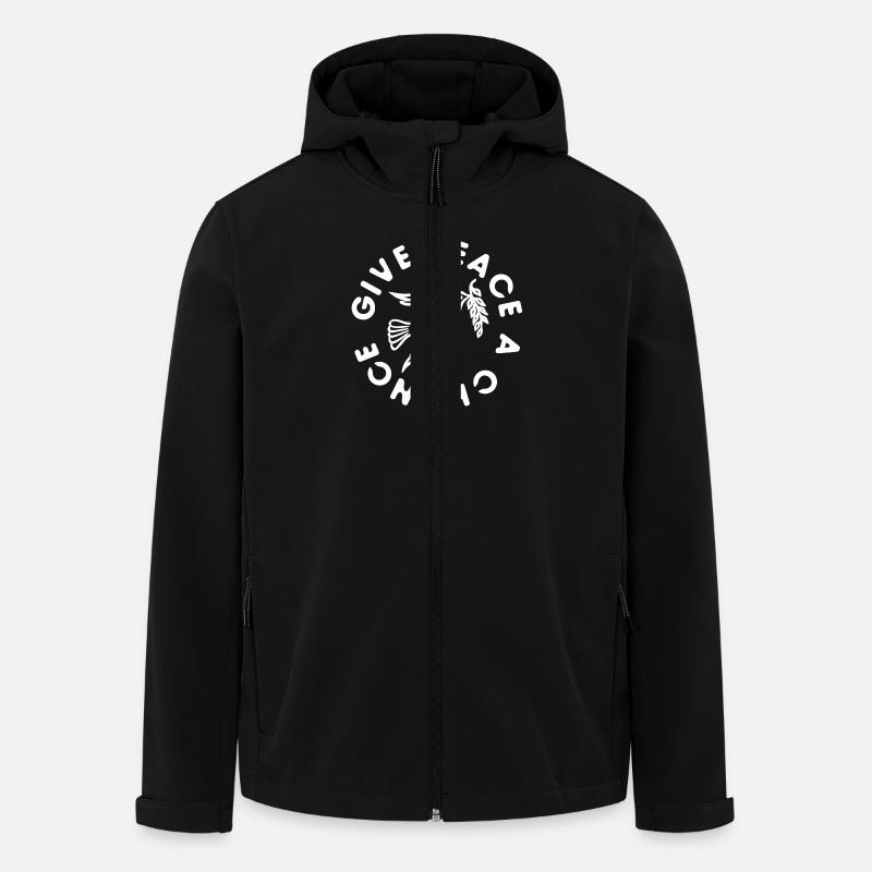 Give peace a chance - Recycelte Männer Softshell-Jacke von Stanley/Stella - Schwarz