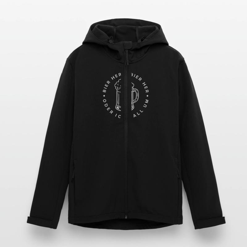 Bees here - Oder ich fall um! Men’s Recycled Softshell Jacket by Stanley/Stella