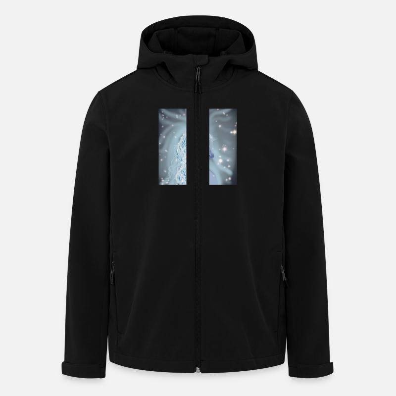 Magischer Schimmel - Recycelte Männer Softshell-Jacke von Stanley/Stella - Schwarz