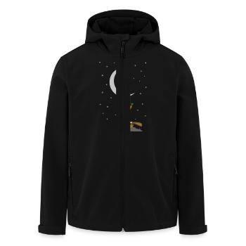 hase häschen kaninchen bunny osterhase mümmelmann - Recycelte Männer Softshell-Jacke von Stanley/Stella - Schwarz - Vorne - AI Model Male 185 light (185cm)