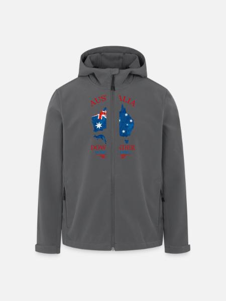AUSTRALIA - DOWN UNDER 2 - Recycelte Männer Softshell-Jacke von Stanley/Stella - Schwarz