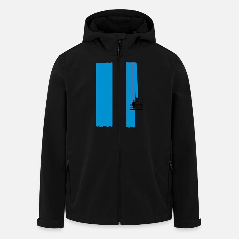 Fassaden Maler - Recycelte Männer Softshell-Jacke von Stanley/Stella - Schwarz