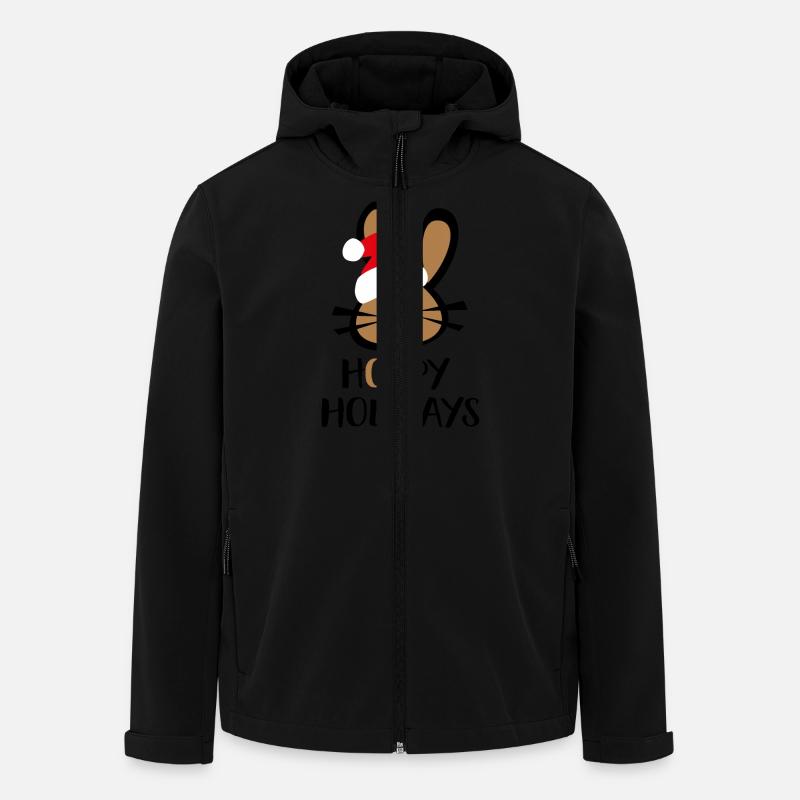 hoppy holidays - Men’s Recycled Softshell Jacket by Stanley/Stella - black