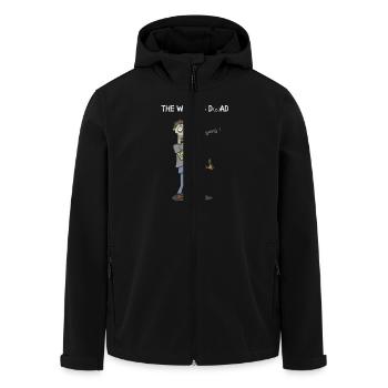 DAD - Recycelte Männer Softshell-Jacke von Stanley/Stella - Schwarz - Vorne - AI Model Male 185 light (185cm)