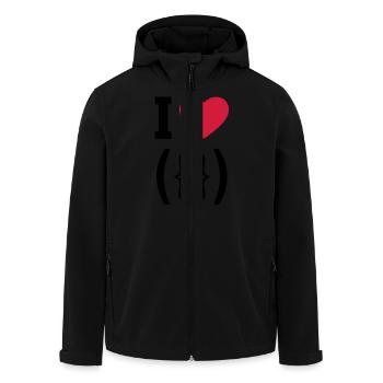 Porno - Pussy - Recycelte Männer Softshell-Jacke von Stanley/Stella - Schwarz - Vorne - AI Model Male 185 light (185cm)