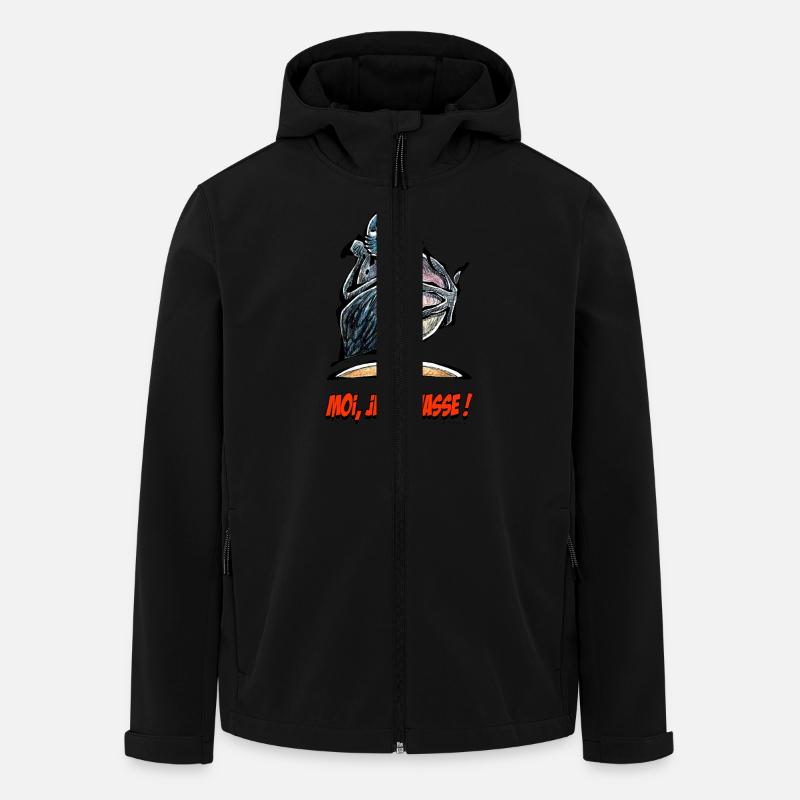Die Taube, Me I-Jagd! - Recycelte Männer Softshell-Jacke von Stanley/Stella - Schwarz
