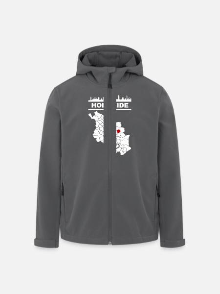 Holweide - Recycelte Männer Softshell-Jacke von Stanley/Stella - Schwarz