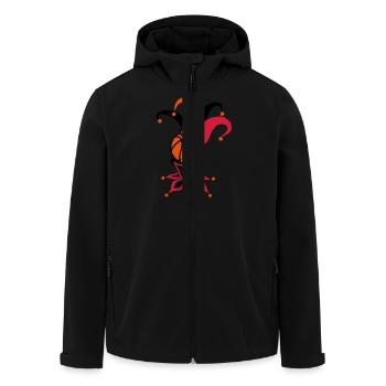 Basketball Ball Joker sport1 - Recycelte Männer Softshell-Jacke von Stanley/Stella - Schwarz - Vorne - AI Model Male 185 light (185cm)