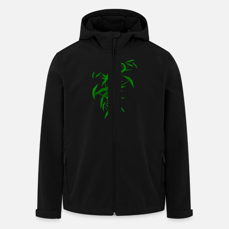 Bamboo - Men’s Recycled Softshell Jacket by Stanley/Stella - black