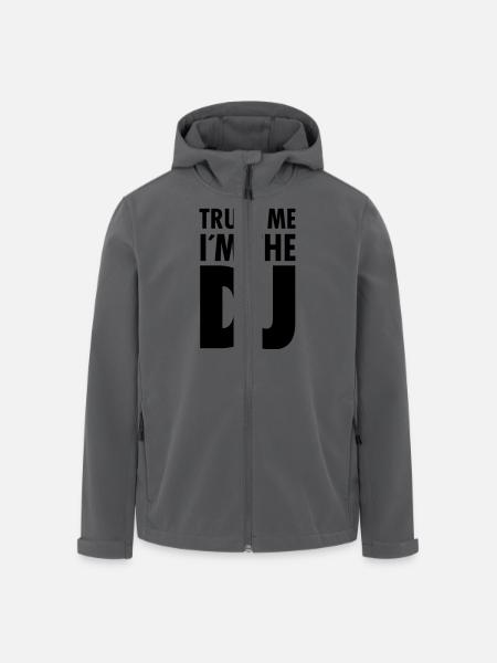Trust Me I´m The DJ - Męska kurtka softshell z poliestru z recyklingu Stanley/Stella - czarny