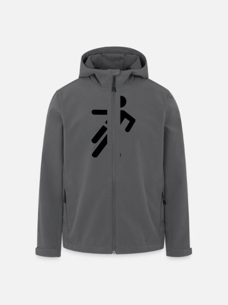 Foot - Veste softshell homme en polyester recyclé Stanley/Stella - noir
