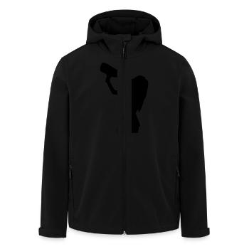 party girl drinking - Recycelte Männer Softshell-Jacke von Stanley/Stella - Schwarz - Vorne - AI Model Male 185 light (185cm)