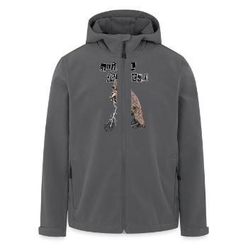 Droits des animaux // Ours de cirque - Veste softshell homme en polyester recyclé Stanley/Stella - noir - Devant - AI Model Male 185 light (185cm)