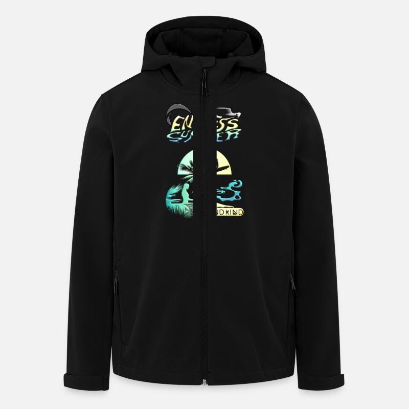 Endless Summer - Men’s Recycled Softshell Jacket by Stanley/Stella - black