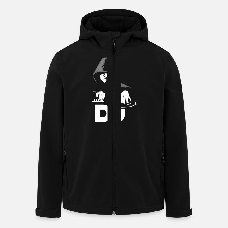 DJ - Recycelte Männer Softshell-Jacke von Stanley/Stella - Schwarz