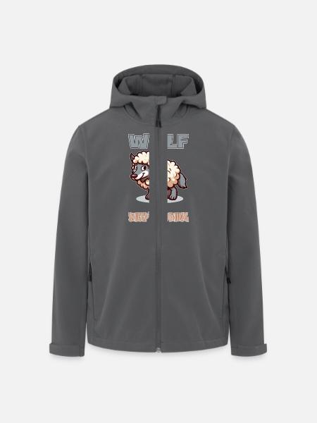 Wolf in Sheep's clothing - Men’s Recycled Softshell Jacket by Stanley/Stella - black