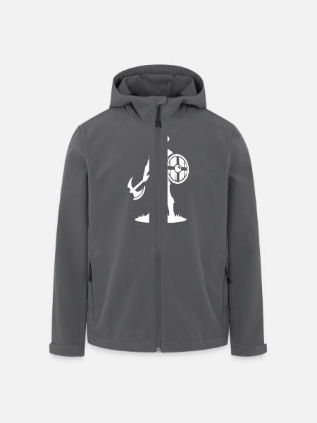 wikinger warrior - Recycelte Männer Softshell-Jacke von Stanley/Stella - Schwarz