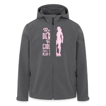 Roller Derby For Girls Who Don't Play Nice Skater - Recycelte Männer Softshell-Jacke von Stanley/Stella - Schwarz - Vorne - AI Model Male 185 light (185cm)