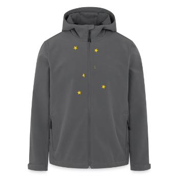 Sternzeichen Orion - Recycelte Männer Softshell-Jacke von Stanley/Stella - Schwarz - Vorne - AI Model Male 185 light (185cm)