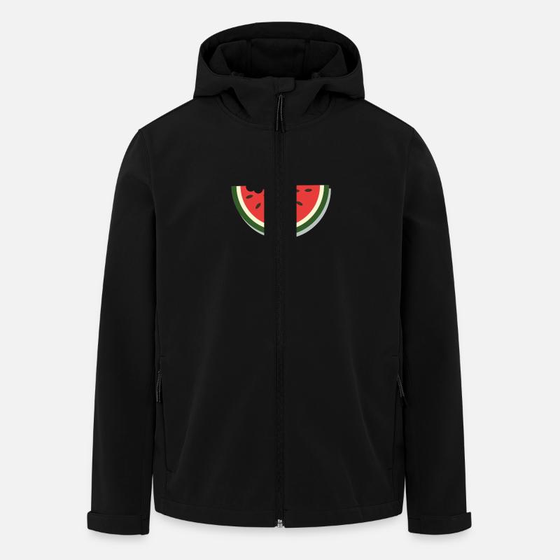 Watermelon - Recycelte Männer Softshell-Jacke von Stanley/Stella - Schwarz
