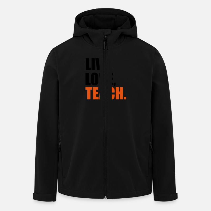 Lehrer - Recycelte Männer Softshell-Jacke von Stanley/Stella - Schwarz