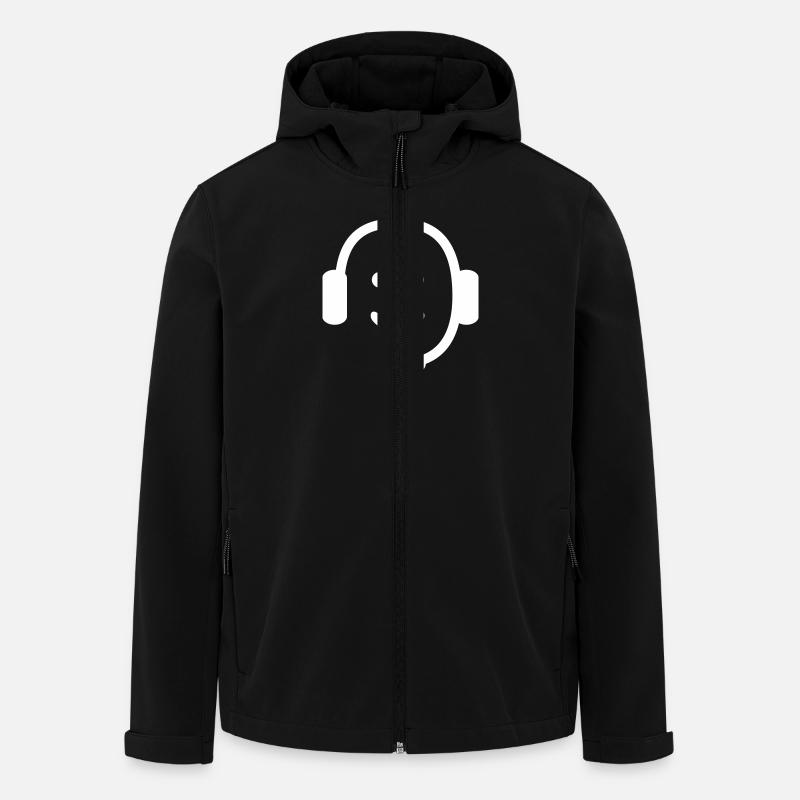 Headset - Recycelte Männer Softshell-Jacke von Stanley/Stella - Schwarz