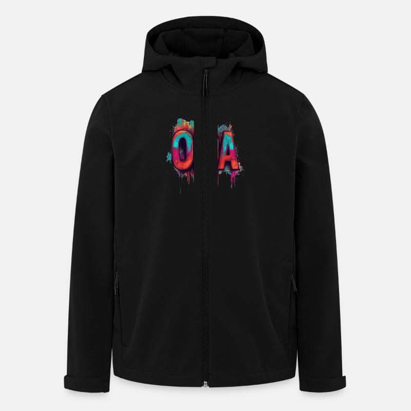 OIDA - Recycelte Männer Softshell-Jacke von Stanley/Stella - Schwarz